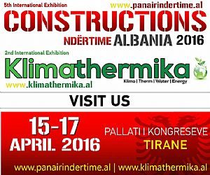 5th International Exhibition ” Constructions Ndertime – Klimathermika ” ALBANIA 2016